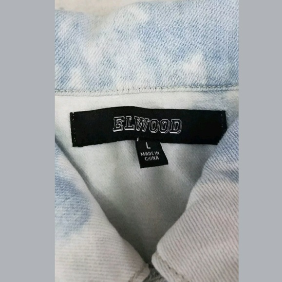 Elwood Denim Jeans Vest Jacket Size Large - Picture 4 of 8